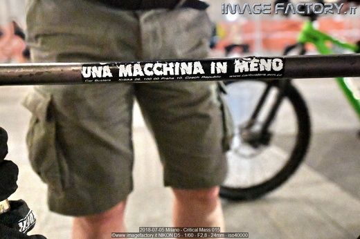 2018-07-05 Milano - Critical Mass 015